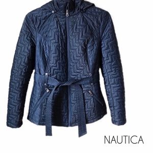 Nautica | Navy Quilted Puffer Coat